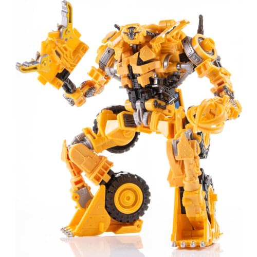 In Stock AOYI SS Transformation DD02 Devastator Fine Coating Scrapper Roaring Rampage Hook Yellow Bulldozer Action FIgure Robot