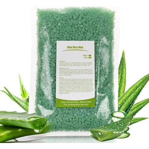 1kg Wax Beans Solid Hair Remover No Strip Depilatory Hot Film Hard Wax Bead Hair Removal for Body Eyebrow Bikini Face Leg