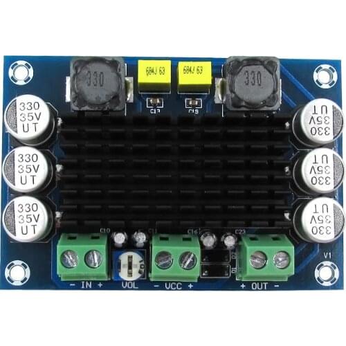 XH-M542 Mono 100W Digital Amplifier Board TPA3116D2 Digital Audio Amplifier Finished Board