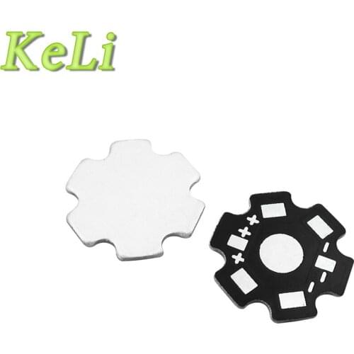 100pcs/lot 1W 3W 5W High Power LED Heat Sink Aluminum Base Plate Lamp beads radiator