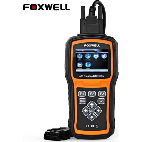 Foxwell NT630 Elite Car Diagnosis Tools OBD2 Scanner Airbag ABS Reset Multi-Language Code Reader OBD 2 Diagnostics Auto Scanner