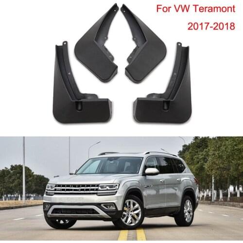 Car styling Mud Flaps Splash Guards Cover Fit For VW Atlas Teramont 2017-2018 Fenders 4pcs/set