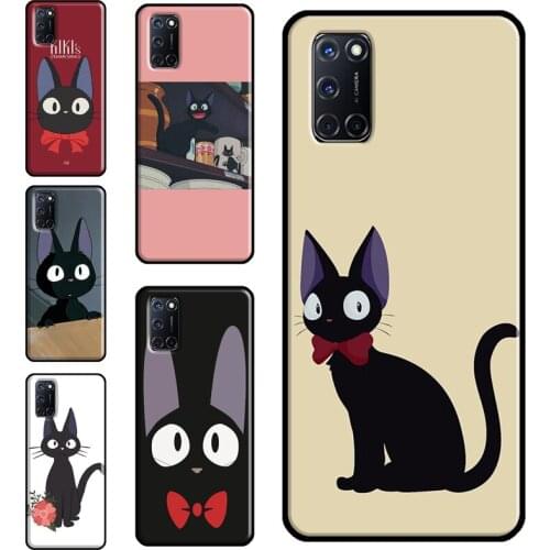 Jiji Cat Case For OPPO Find X3 Pro F5 A1K A3S A5S A15 A52 A72 A83 A91 A93 A5 A9 A31 A53 2020 Cover