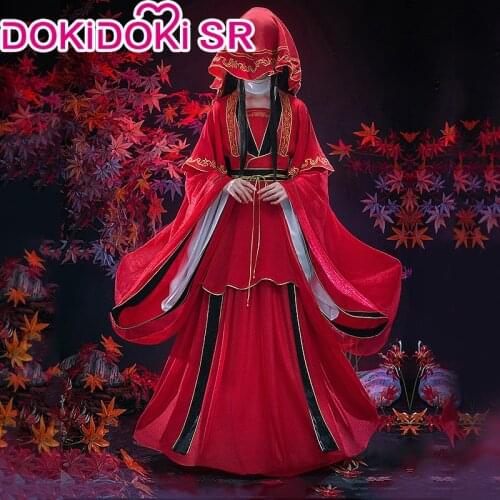 DokiDoki-SR Manga Verison Heaven Officials Blessing Cosplay Bride Wedding Costume Comic Version Tian Guan Ci Fu Xielian Cosplay
