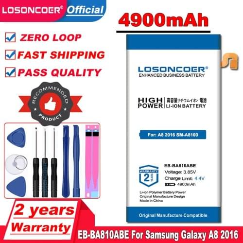 EB-BA810ABE Battery For Samsung Galaxy A8(2016) SM-A8100 SM-A810F SM-A810YZ SM-A810S A810F/DS SM-A810 A8100 A810 A810YZ A810S