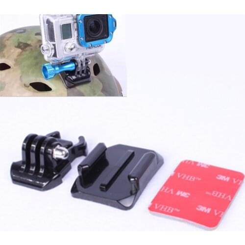 Curved Adhesive Mount for Go Pro Quick-Release Buckle Mount Base For Gopro Hero 6 5 4 3 Xiaomi Yi 4k Action Camera Accessories