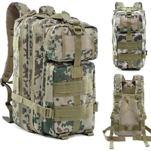 20L Outdoor Climbing Camo Sports Backpack Men Women Travel Camping Hiking Training 900D Nylon Wearproof Military Tactical Bag