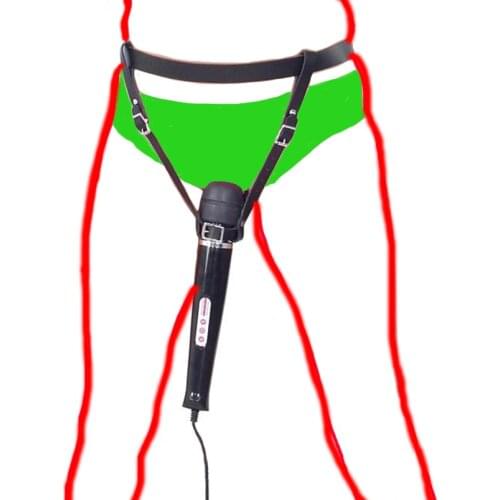Leather Forced Orgasms Bondage,Strap On Vibrator Harness,BDSM Role Play,Chastity Belt,Sex Toys For Couples