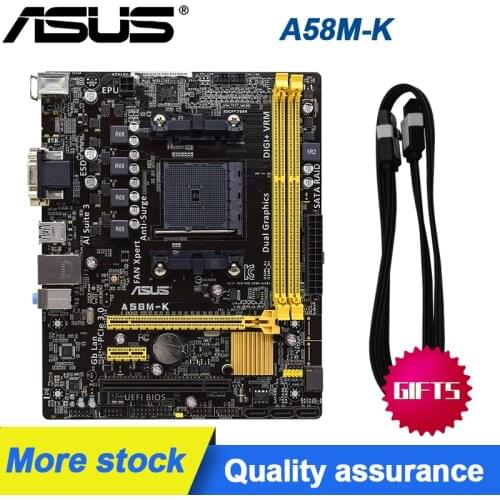 For ASUS A58M-K Motherboards Socket FM2/FM2＋ A58 MATX PC Mainboard Kit