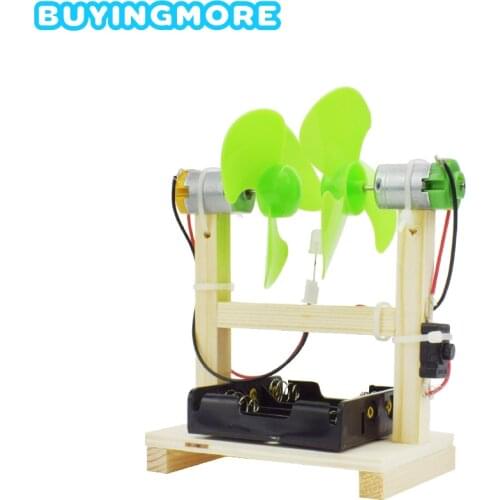 Wind Power Generation DIY Model Kit Educational Toy for Children Exploring Science Experiment Handmade DIY Assembly Creative Toy