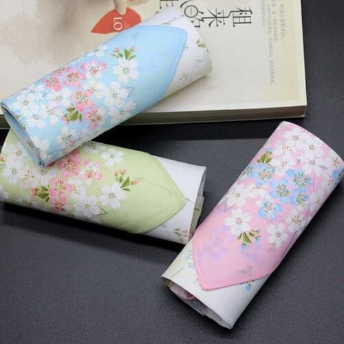 2pcs Ladies Womens Cotton Handkerchief Flower Pattern Floral Printed Hankies Wedding Bridal Floral Embroidered Hankies Hanky