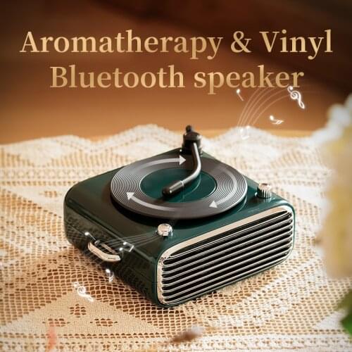 NEW Aromatherapy Bluetooth Retro Speaker Home Subwoofer Air Purification Aromatherapy caixa de som bluetooth Wireless Sound Box