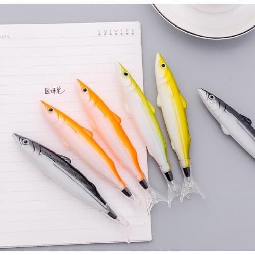 New Fish Pen Creative Ocean Series Ballpoint Pen Fish Modeling Pen Japanese And Korean Gift Pen