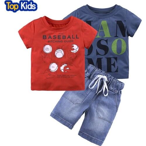 New 2021 Brand Quality Cotton Children Clothing Sets Summer Children Suit Kids Short Sleeve Clothes Sets Baby Boys Outwear Sets