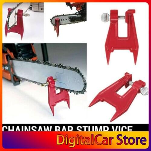 Stump Vise Saw Chain Sharpening Filing Tool Bar Clamp Chainsaw Accessories Filing Professional Saw Chain Holder Saw Chain