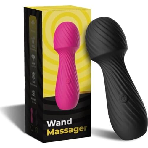 Personal Mini Wand Massager, Handheld Electric Magic Massager with9 Vibration M76F
