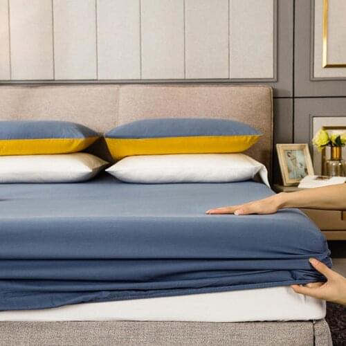 All cotton bed cover mattress protective cover dust cover mattress cover bedsheet twin sheets