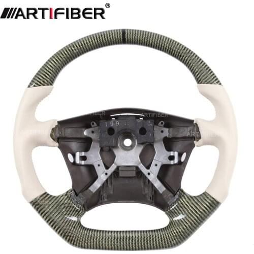 Race Display Carbon Fiber Steering Wheel for Nissan Patrol Safari Y61