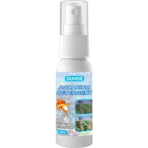 Fish Tank Algae Remover Repellent Agent Aquarium Moss Remover Purifier Agent Irrigation Algaecide Cleaner Treatment 30ml 100ml