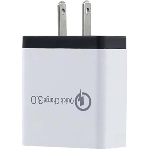 EU/US Plug 4 USB Ports QC3.0 Fast Charging Travel Wall Charger Power Adapter