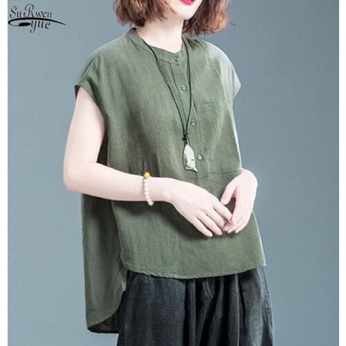 SURWENYUE Womens Linen Shirts