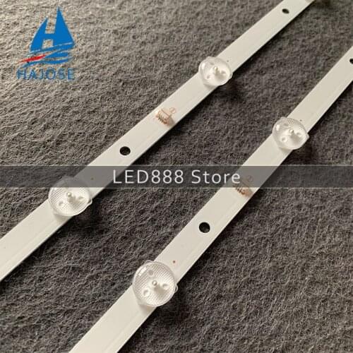 10pcs/lot LED backlight strip For RCA RTDVD3215-B AOC T3211M 320L 32E9 7S1P 2X7 CC02320D570V12 08 02