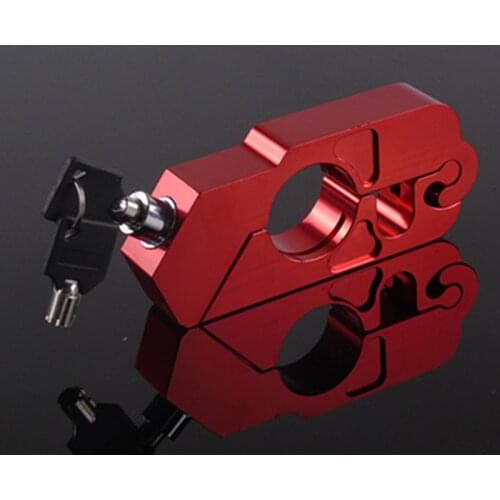 Universal Motorcycle Handle Grip Security Locks Six colors Motorbike Brake Clutch Levers Protection Locks For Most Motorcycles