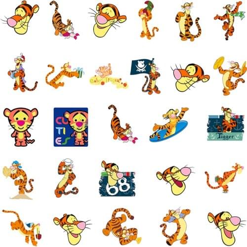 Disney Animation Character Tigger Acrylic Anime Epoxy Small Jewelry Handmade Accessories Earrings Cartoon Jewelry
