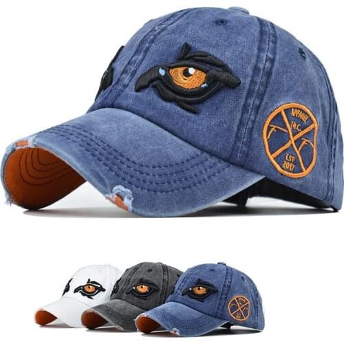 Women Outing Wild Mesh Sun Hat Men Adjust Baseball Cap Adult Snapback Hat Eagle Eye Embroidery Cotton Wild Casual Peaked Cap