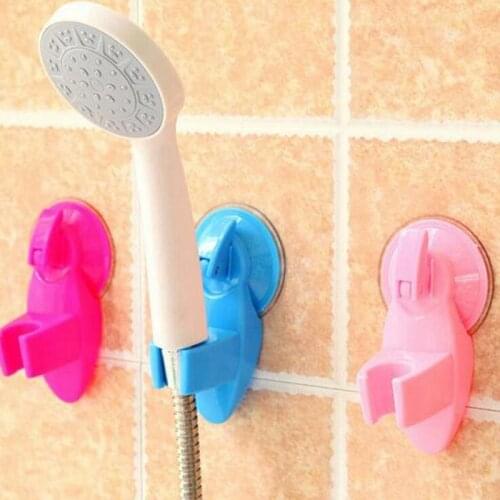 1PC Strong Attachable Shower Head Holder Movable Bracket Powerful Suction Type Bathroom Seat Chuck Holder Shower Fixed Bracket