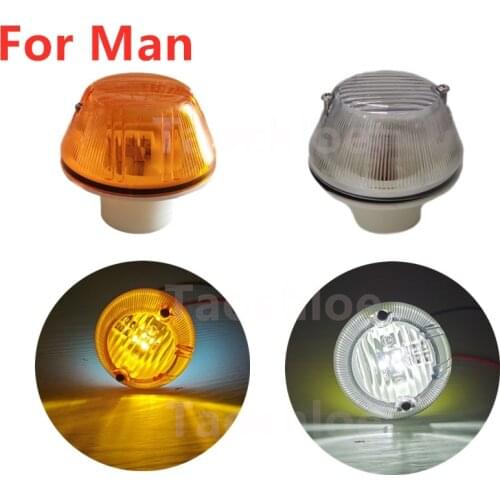 1pc led truck indicator light case used for MAN Truck TGA TGX TGS 81253206115 81253206117 Trailer Side Lamp Turn Signal Lights