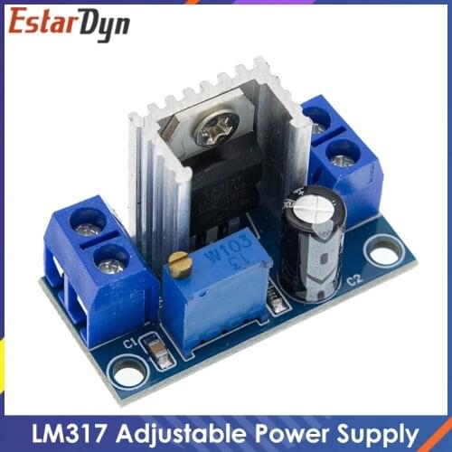 10PCS LM317 Adjustable Voltage Regulator Power Supply LM317 DC-DC Converter Buck Step Down Circuit Board Module Linear Regulator