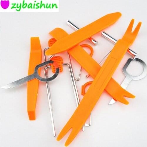 12 pieces of PCS Car Radio Sound Door Clip Panel Removal Tool for Audi A-series C-series S-series SQ-series RS-series Q3 Q5 SQ5