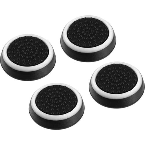 2/4Pcs Silicone Anti-slip Striped Gamepad Keycap Controller Thumb Grips Cap Protective Cover for PS3/4 for X Box One/360