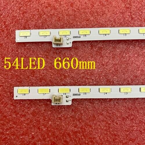 2pcs/set 54LED 660mm LED backlight strip For Sharp LC-60LE660U LC-60LE661U 2015SSP60 7030 54 LM41-00090S RUNTKB270WJZZ 4XX17154
