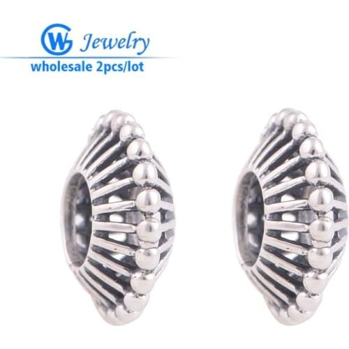 2pcs/lot 925 sterling silver charms for collana argento sterling diy jewelry making factory GW Fashion jewelry T099H15