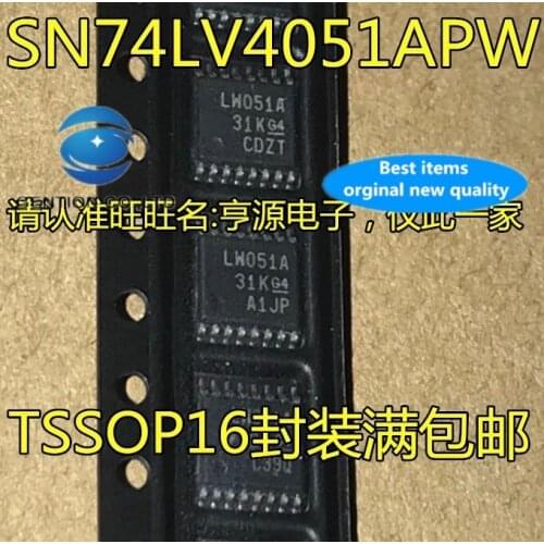 20pcs 100% new and orginal real photo SN74LV4051 SN74LV4051APWR SN74LV4051APW LW051A