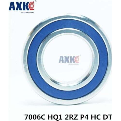7006 7006C 2RZ HQ1 P4 DT A 30x55x13 *2 Sealed Angular Contact Bearings Speed Spindle Bearings CNC ABEC-7 SI3N4 Ceramic Ball