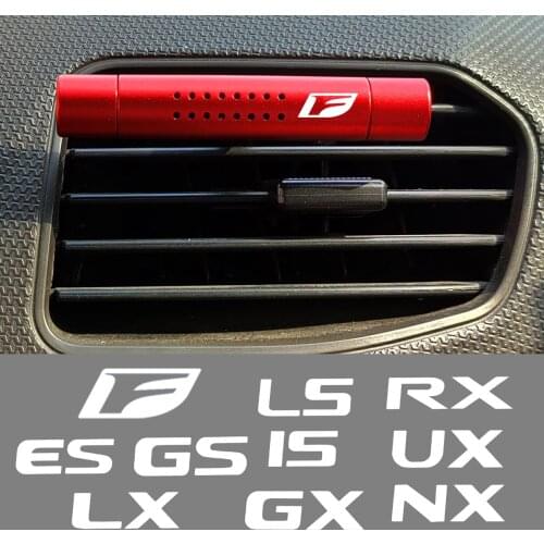 Car Aromatherapy For Lexus CT 200h ES GC GS GX IS LC LF-1 RX LS LX F Sport Car Air Freshener Air Outlet Aromatherapy Clip Sticks