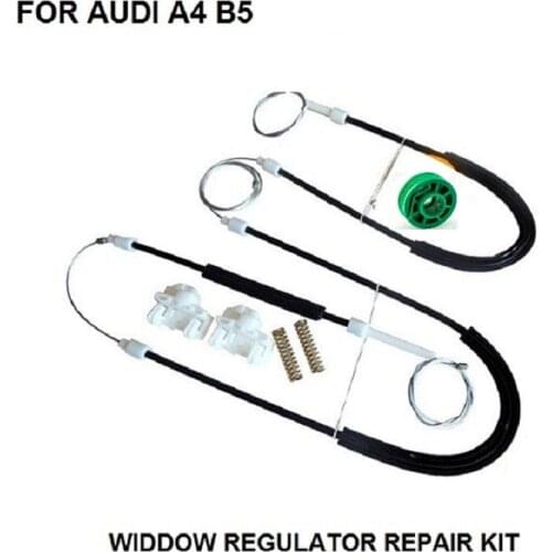 FREE SHIPPING OE#8D0837461 CAR PARTS FOR AUDI A4 B5 WINDOW REGULATOR REPAIR KIT FRONT LEFT 1994-2001 NEW