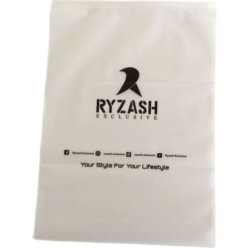 Cheaper Price Custom Logo Print PE Clear Frosted Zipper Lock Plastic Bag For Packaging