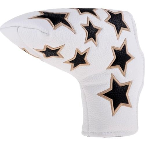 Golf Blade Putter Head Cover Boot Headcover Protector Bag PU Sleeve