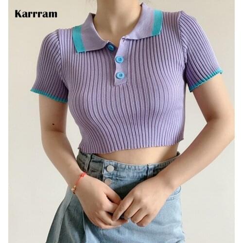 COZOK Women's Knitted T-shirts