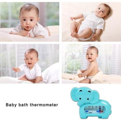 Baby Water Thermometers Smart Elephant Shape Baby Bathing Toys For Childern Kids Acurate Temperature Teller Bath Thermometers