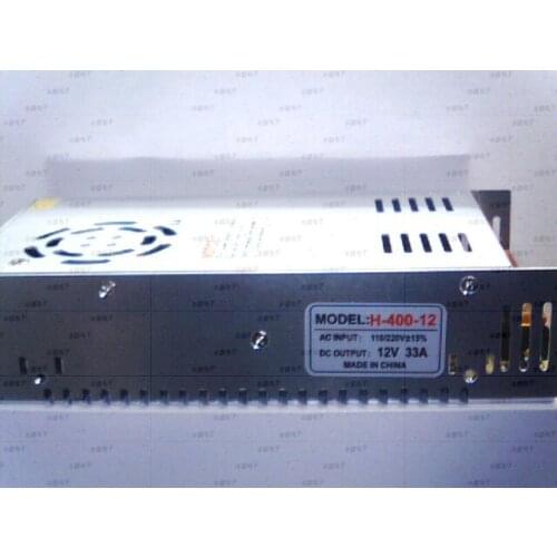 Switching power supply H-400-12 12V 33A 400W 12V400W 12V33A SIZE: (214X113X48) mm 12V 400W