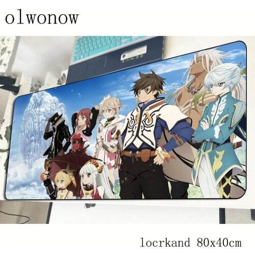 Tales Of mousepad 800x400x3mm Popular gaming mouse pad gamer mat best seller game computer desk padmouse keyboard play mats