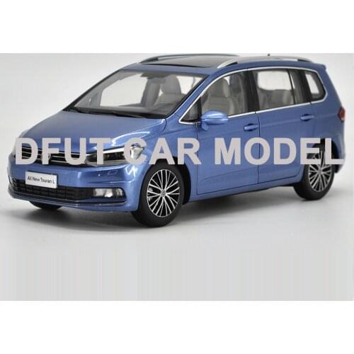 Diecast 1:18 Alloy Pull Back Toy NEW TOURAN Car Model Of Childrens Toy Cars Original Authorized Authentic Kids Toys