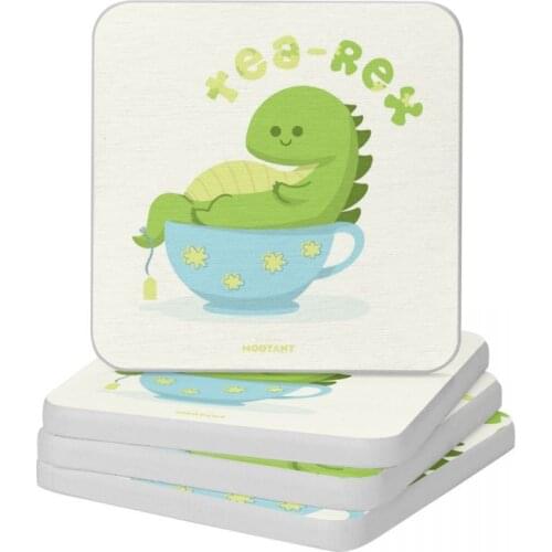 Tea-Rex Natural Diatomite Square Round Coaster Resistant Water Cup Bonsai Mat Soap Toothbrush Pad Diameter 10cm