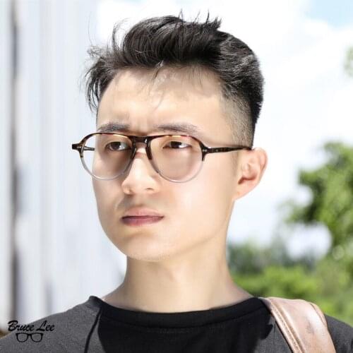 Vazrobe Acetate Glasses Men Women Aviation Vintage Eyeglasses Frames Man Female Brand Janpanese Prescription Spectacles Tortoise