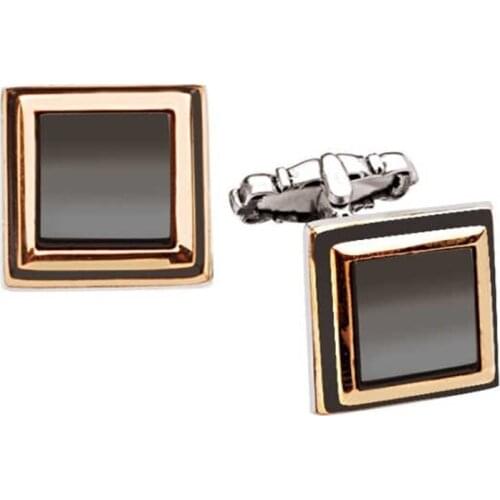 Silver Onix Stone Cufflinks